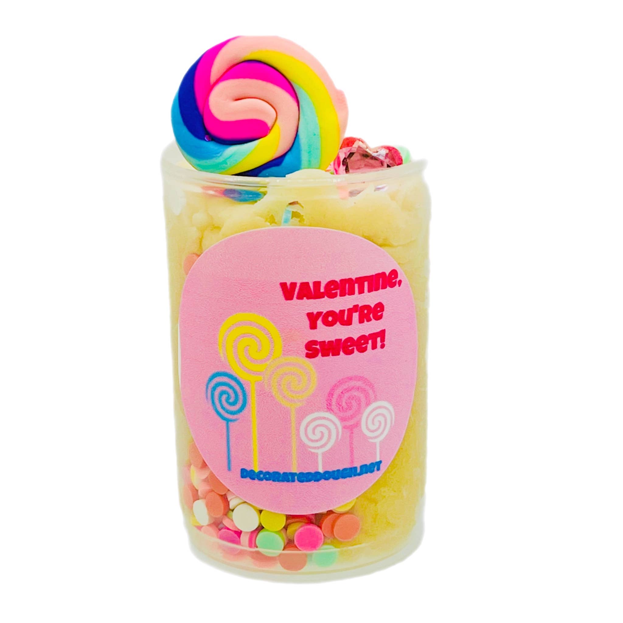 Valentine's Play Dough Push Pops: Assorted