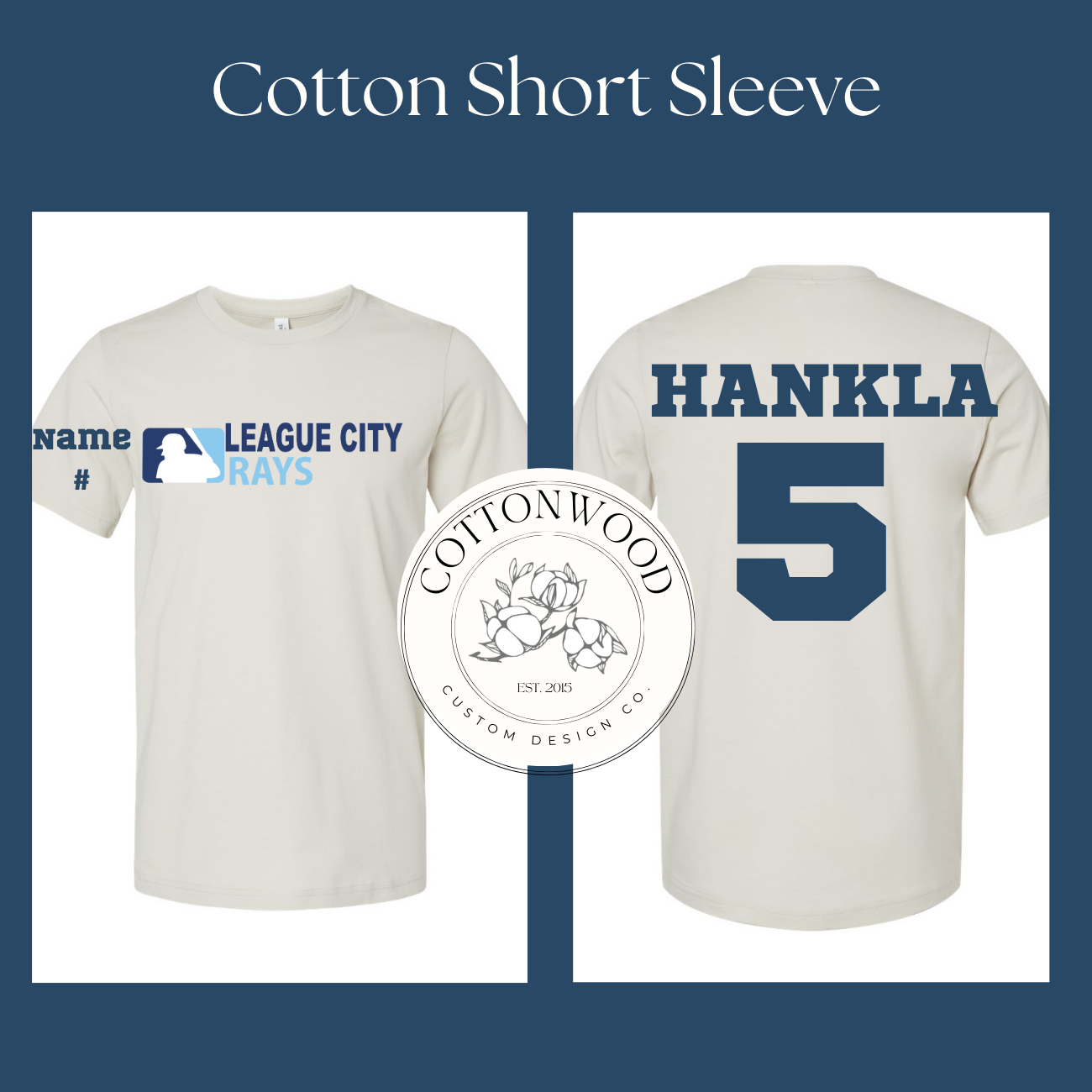 Custom League City Baseball Design