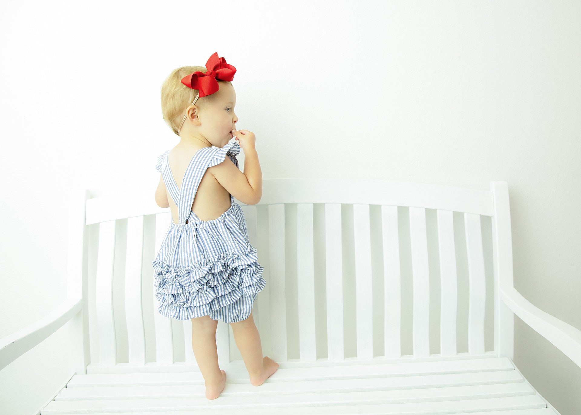 Girl's Ruffle Sun Suit