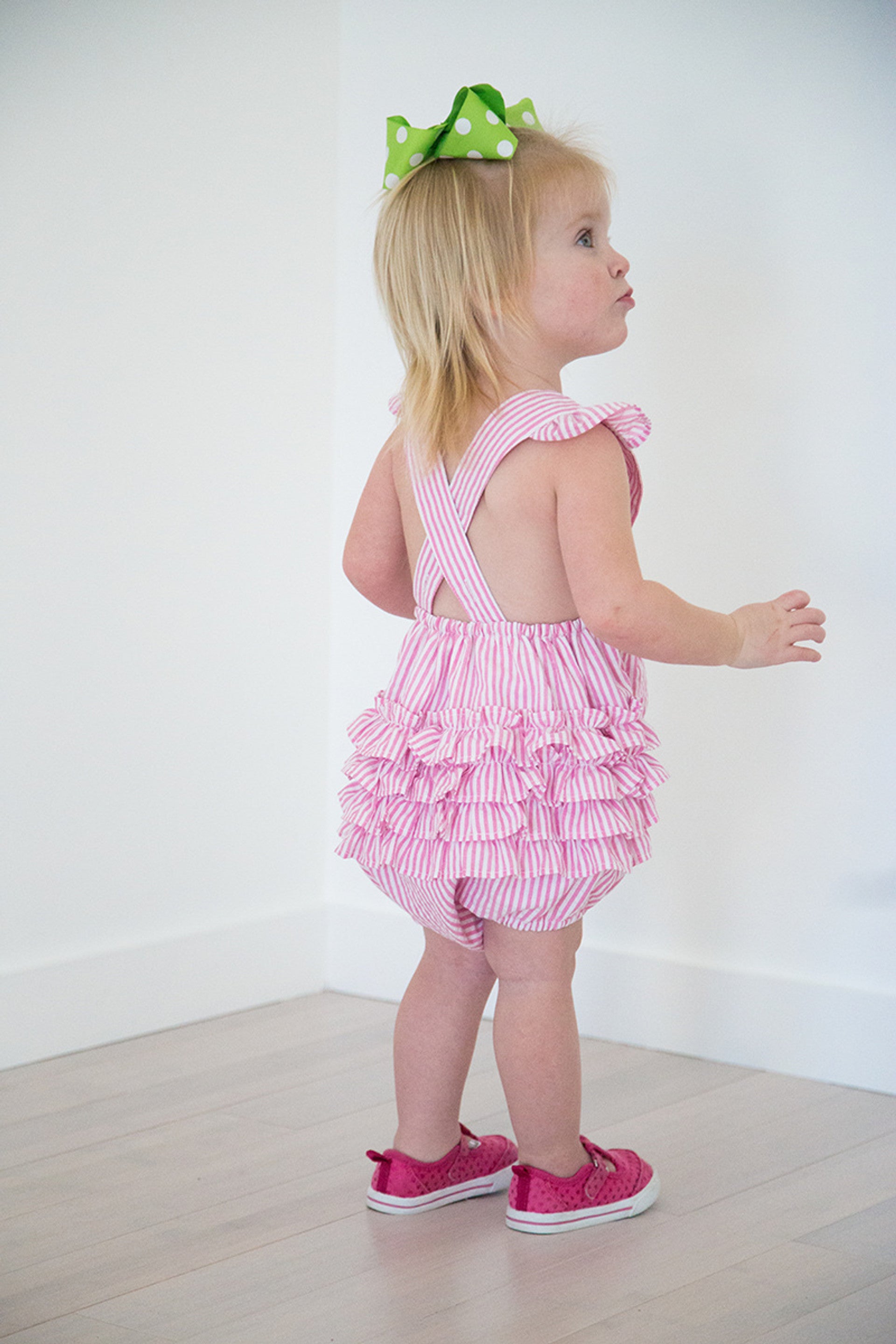 Girl's Ruffle Sun Suit