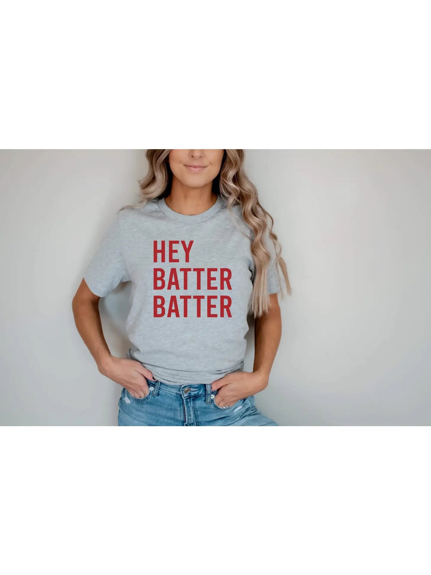 Hey Batter Batter Baseball & Softball Tee