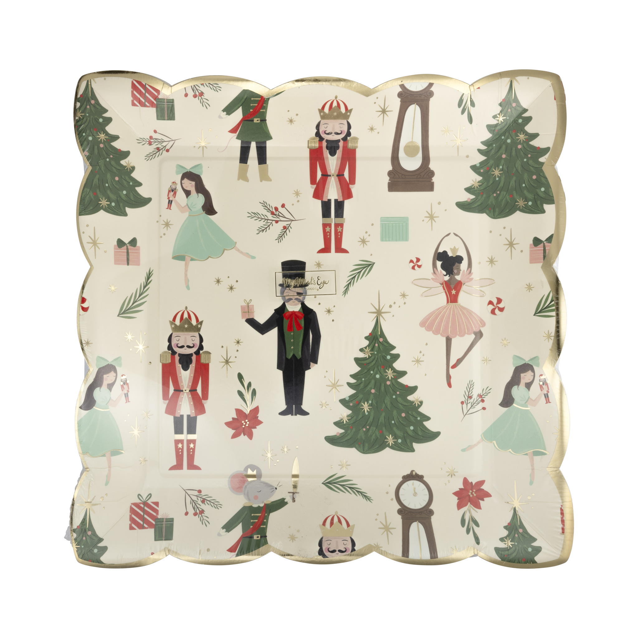 NUT1140 - Nutcracker Pattern 9" Plate