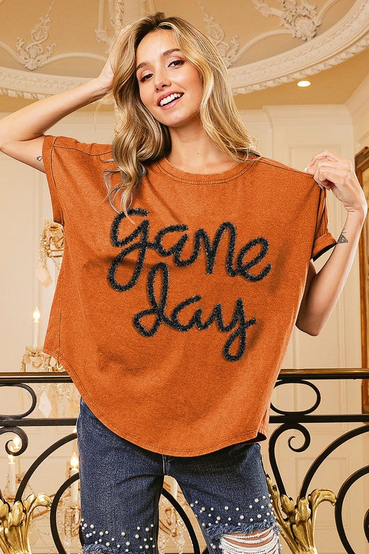 Go Pokes Game Day Vintage Orage Top