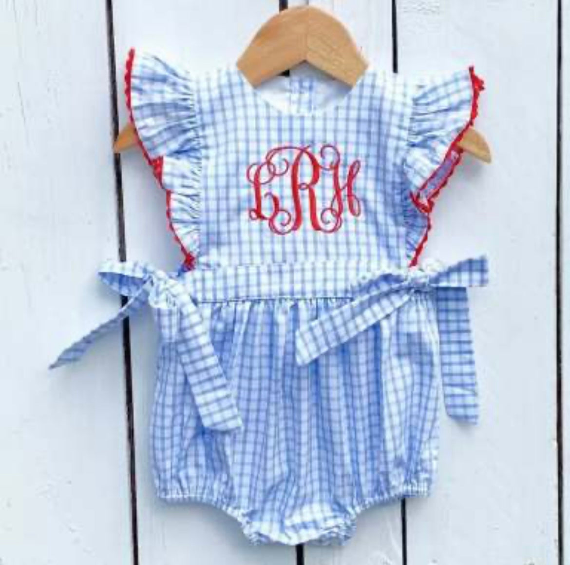 Baby 4th of July Bubble Romper, Personalized Bubble Romper